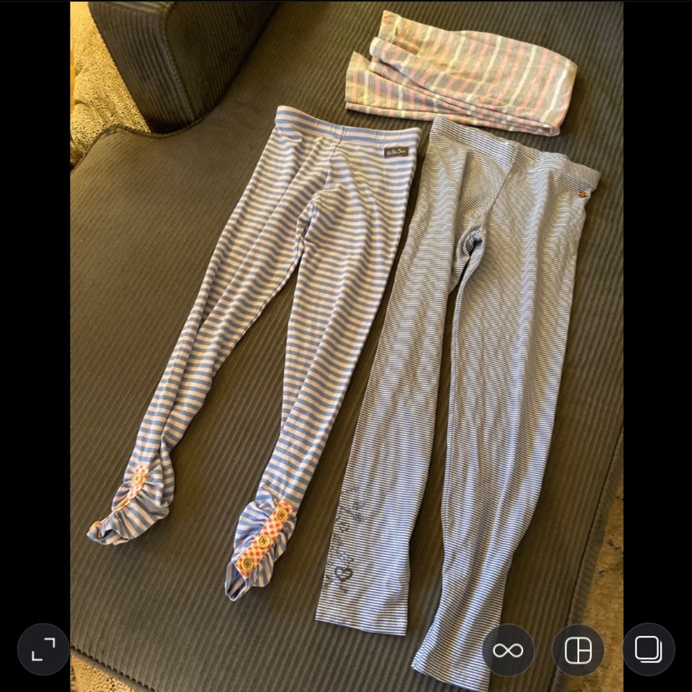 Matilda Jane & Crazy 8 leggings lot size 10 & 12